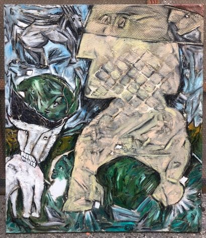 Chris BESSER (née en 1940).
Sans titre, [2000].
Huile...