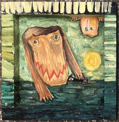 Chris BESSER (née en 1940).
Pleine lune,...