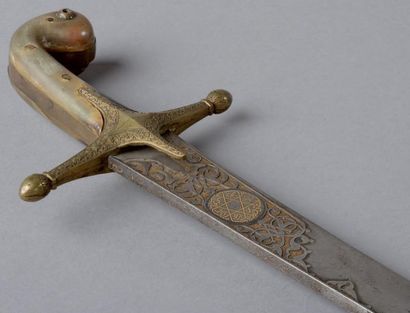 SABRE OTTOMAN PALA A LA TUGHRA DE MAH- MUD...