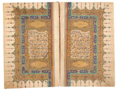 CORAN OTTOMAN, TURQUIE, PREMIÈRE MOITIÉ DU...