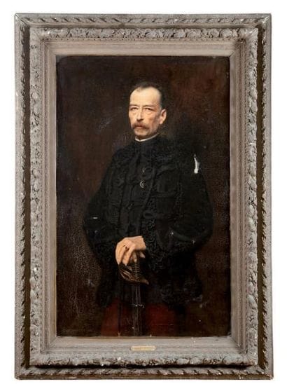 GABRIEL FERRIER (1847-1913)
Portrait du général...