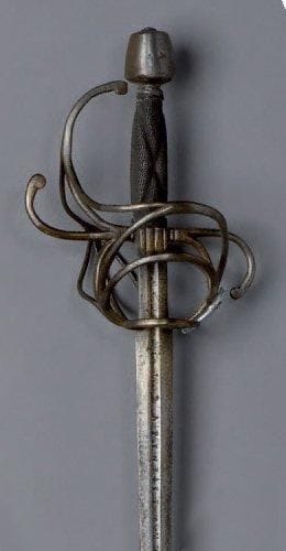 FORTE ÉPÉE à branches multiples et contre-garde...