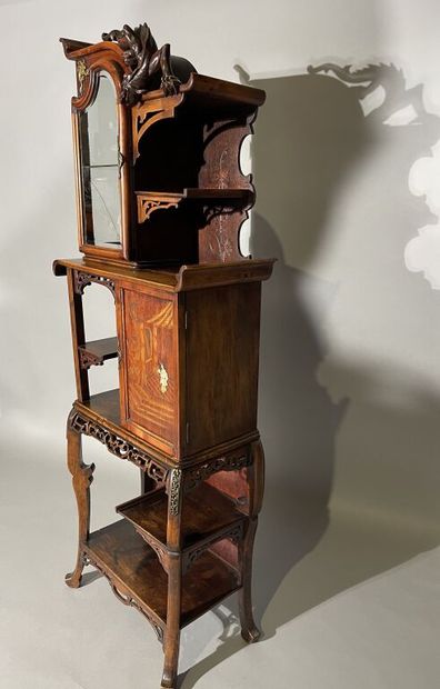 Dans le goût de VIARDOT. 
Meuble-étagère...