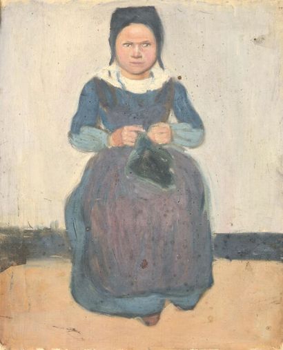 Fernand PIET (Paris 1869 -1942).
La jeune...