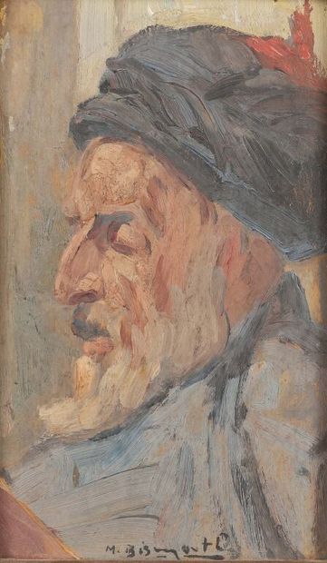 Maurice BISMOUTH (1881-1965).
Portrait d'homme...