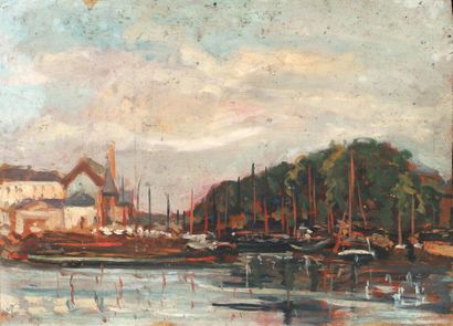 Fernand PIET (Paris 1869 -1942).
Vue d'un...