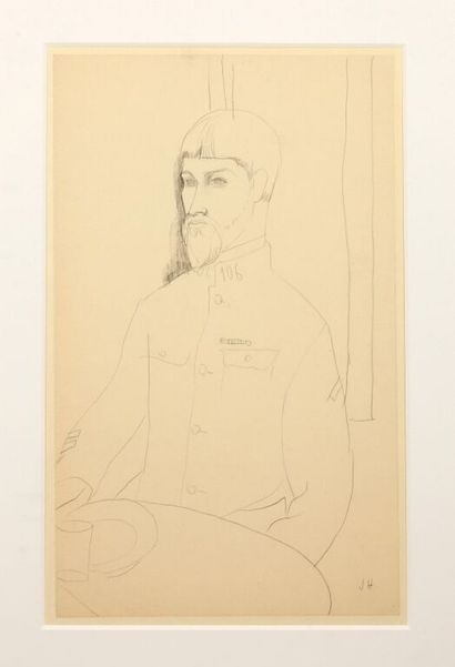 Jeanne HÉBUTERNE (1898-1920).
Portrait présumé...