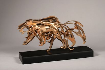 ** ARMAN (Armand FERNANDEZ dit, 1928-2005).
Panther.
Polished,...
