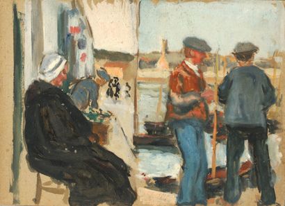 Fernand PIET (Paris 1869-1942).
Deux scènes...