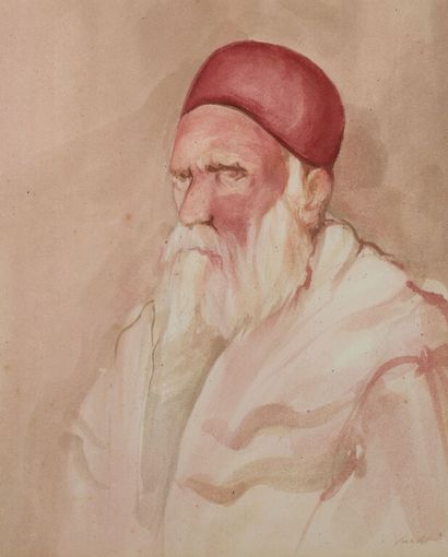 Victor SARFATI (1931-2015).
Portrait of a...