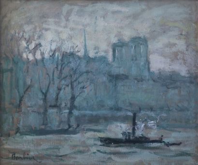 * André BARBIER (1883-1970).
La Seine et...
