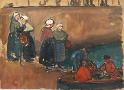 Fernand PIET (Paris 1869 -1942).
Retour de...