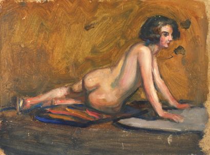 Fernand PIET (Paris 1869-1942).
Carton recto-verso...