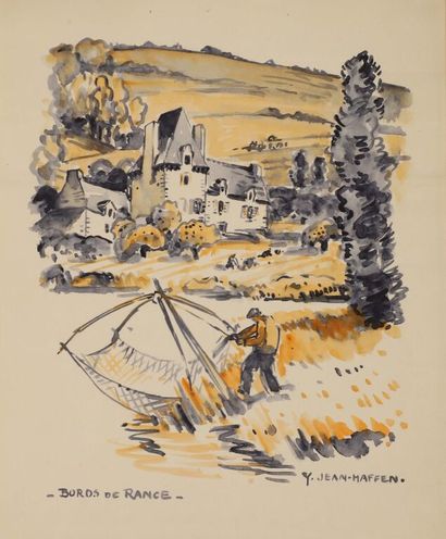 Yvonne JEAN HAFFEN (1895-1993).
Bords de...