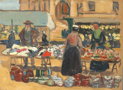 Fernand PIET (Paris 1869-1942).
La potière...