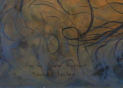 Maurice CHABAS (1862-1947). 
Vers les sphères...