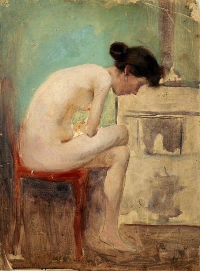 Fernand PIET (Paris 1869 -1942).
Nu féminin...