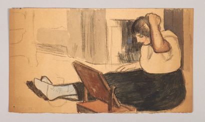 Fernand PIET (Paris 1869 -1942).
La toilette...