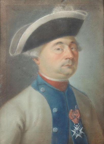 École française du XVIIIe siècle. 
Portait...