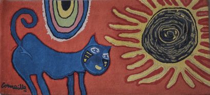 After CORNEILLE (1922-2010). 
Rainbow. 
Wool...