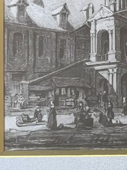 Ferdinand DUBOC (1813-1869). 
Deux vues de...