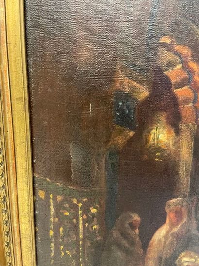Pierre JAILLET (1893-1957). 
Le harem. 
Huile...