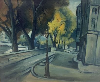 Alexis MALHOUITRE (1905-1966).
Les quais...