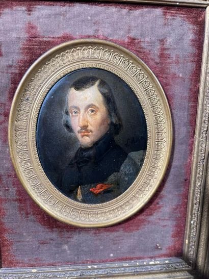 École française du XIXe siècle. 
Portrait...