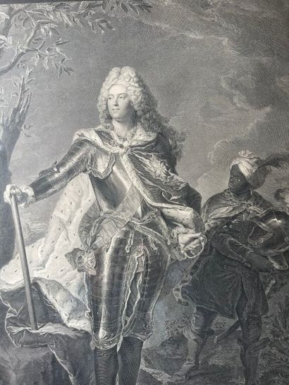 D'après Hyacinthe RIGAUD gravé par Balechou....