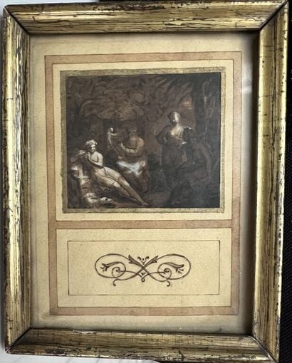École française du XIXème siècle.
Faune à...