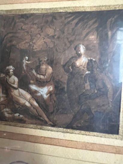 École française du XIXème siècle.
Faune à...
