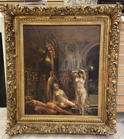 Pierre JAILLET (1893-1957). 
Le harem. 
Huile...
