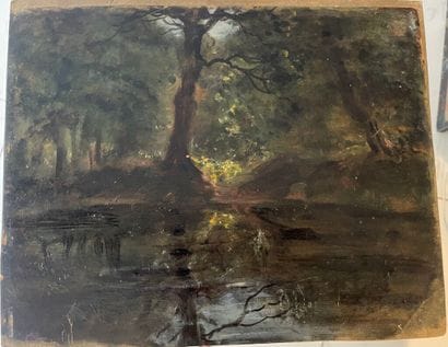 Attribué à Jean Louis JANMOT (1814-1892)
Reflet...