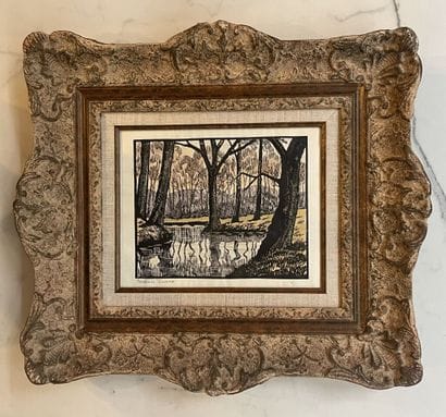 Paul Émile PISSARRO (1884-1972).
Au bord...