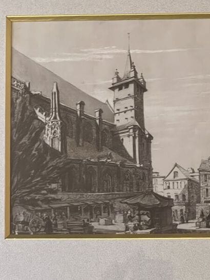 Ferdinand DUBOC (1813-1869). 
Deux vues de...
