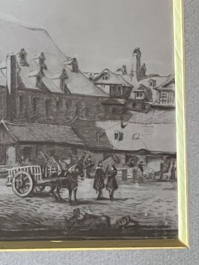 Ferdinand DUBOC (1813-1869). 
Deux vues de...