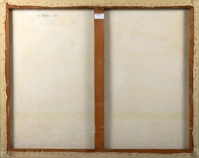 Henri PROSI (1936-2010).
Composition géométrique.
Huile...