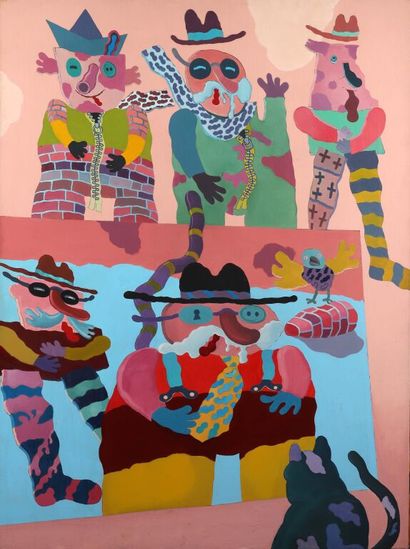 Daniel STOTZKY (1937).
Personnages fantastiques....