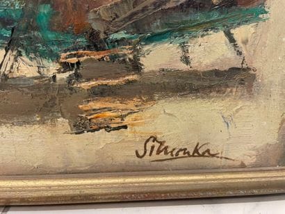 Georges SIMONKA (1916-2001).
Vacancier sur...