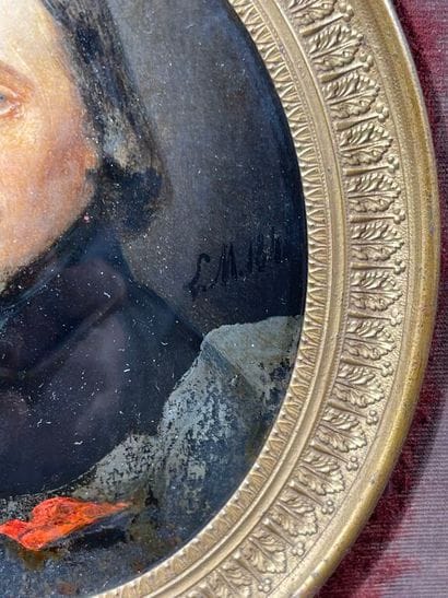 École française du XIXe siècle. 
Portrait...