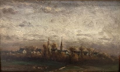 École française du XIXe siècle. 
Paysage...