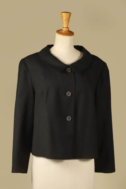 DIDIER LUDOT.
Petite veste noire, en laine,...