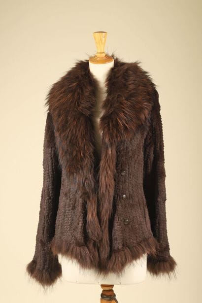 GEORGES RECH.
Veste en renard (vulpes domestica)...
