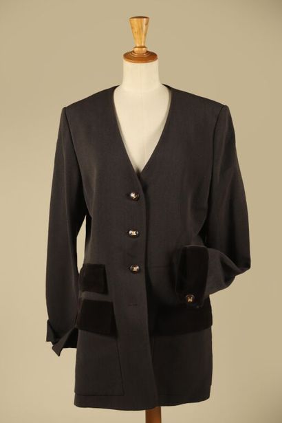 CÉLINE Paris (Made in France).
Veste-manteau...
