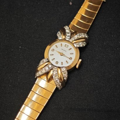 Montre-bracelet de dame en or jaune 750‰...