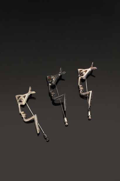 JEAN COCTEAU. 
Trois broches 