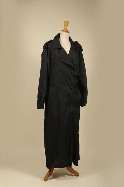 SONIA RYKIEL. 
Trench imperméable noir à...