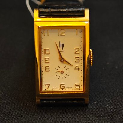 LIP. Montre bracelet homme en acier et acier...