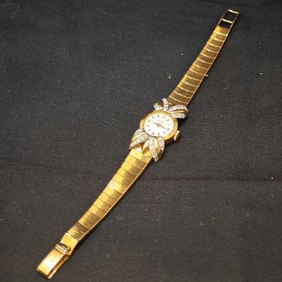 Montre-bracelet de dame en or jaune 750‰...