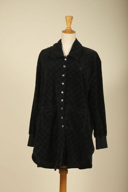 SONIA RYKIEL.
Veste casual tombant en redingote...